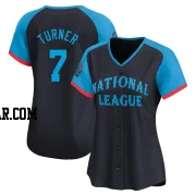 Trea Turner Women's Philadelphia Phillies Navy Limited National League 2024 All-Star Game Jersey