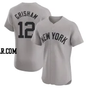 Trent Grisham Men's New York Yankees Gray Elite Road Jersey