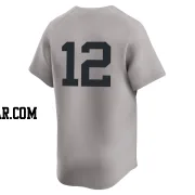 Trent Grisham Men's New York Yankees Gray Limited Away 2nd Jersey