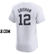 Trent Grisham Men's New York Yankees White Elite Home Jersey