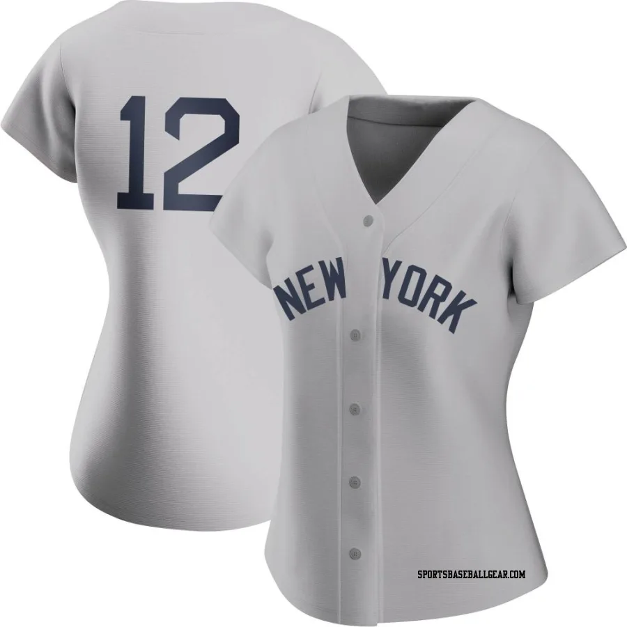 Trent Grisham Women's New York Yankees Gray Authentic 2021 Field of Dreams Jersey