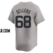 Trent Sellers Men's New York Yankees Gray Limited Away Jersey