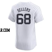 Trent Sellers Men's New York Yankees White Elite Home Jersey