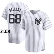 Trent Sellers Men's New York Yankees White Limited Yankee Home Jersey