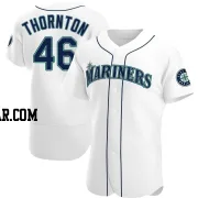 Trent Thornton Men's Seattle Mariners White Authentic Home Jersey