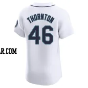 Trent Thornton Men's Seattle Mariners White Elite Home Jersey