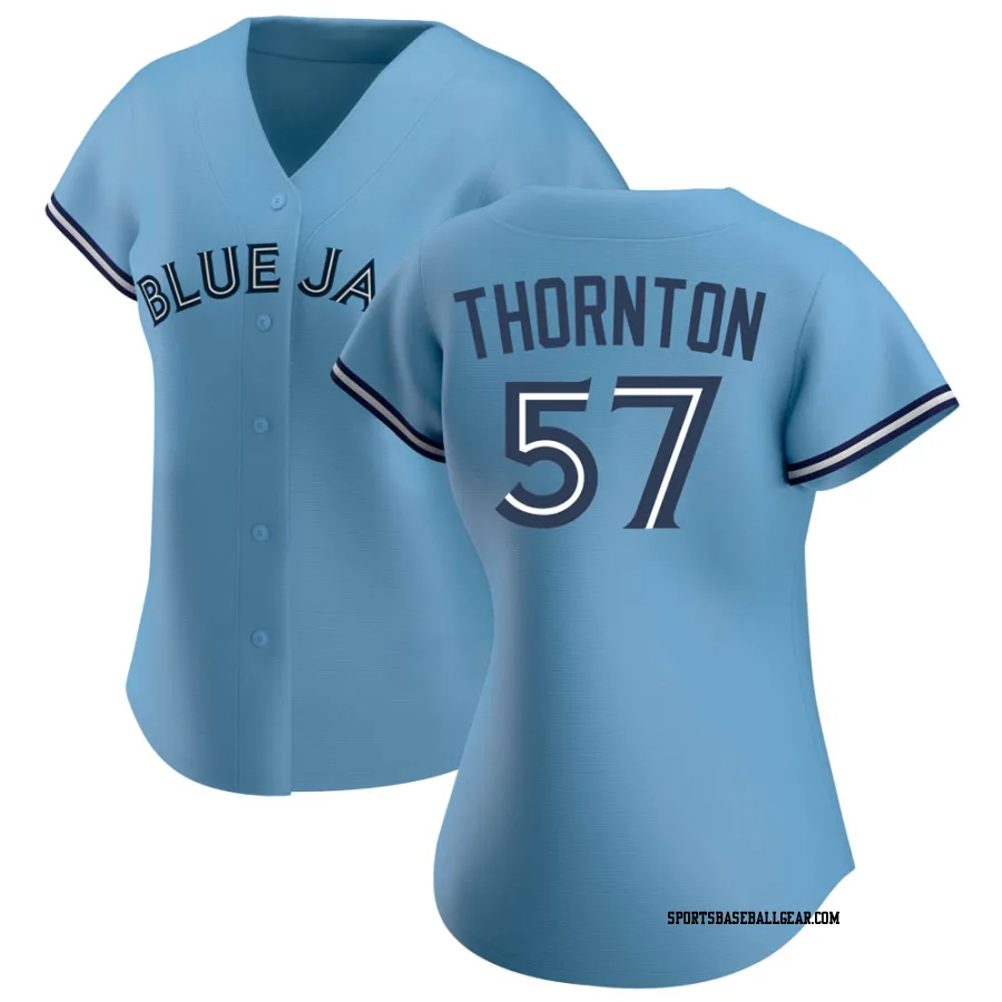 Trent Thornton Women's Toronto Blue Jays Blue Replica Jersey