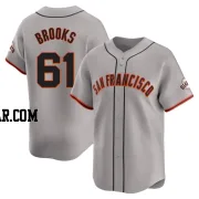 Trenton Brooks Men's San Francisco Giants Gray Limited Away Jersey