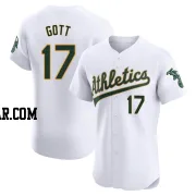 Trevor Gott Men's Oakland Athletics White Elite Home Jersey