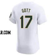 Trevor Gott Men's Oakland Athletics White Elite Home Jersey