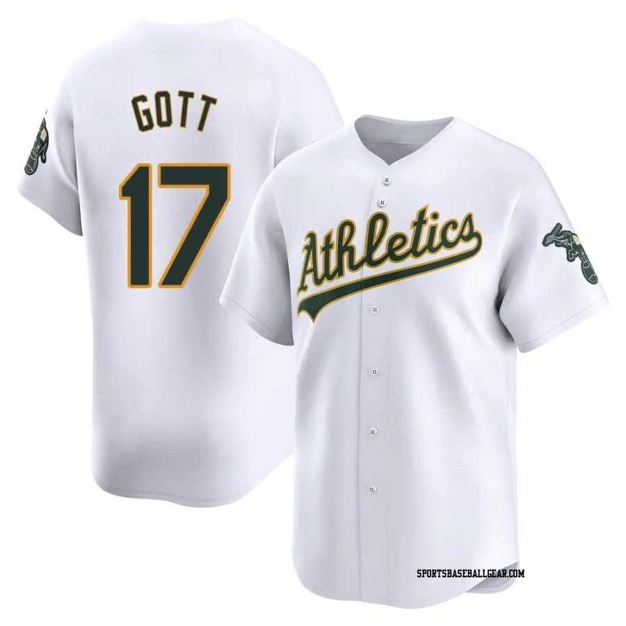 Trevor Gott Youth Oakland Athletics White Limited Home Jersey