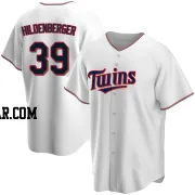 Trevor Hildenberger Men's Minnesota Twins White Replica Home Jersey