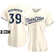 Trevor Hildenberger Women's Minnesota Twins Cream Authentic Alternate Jersey