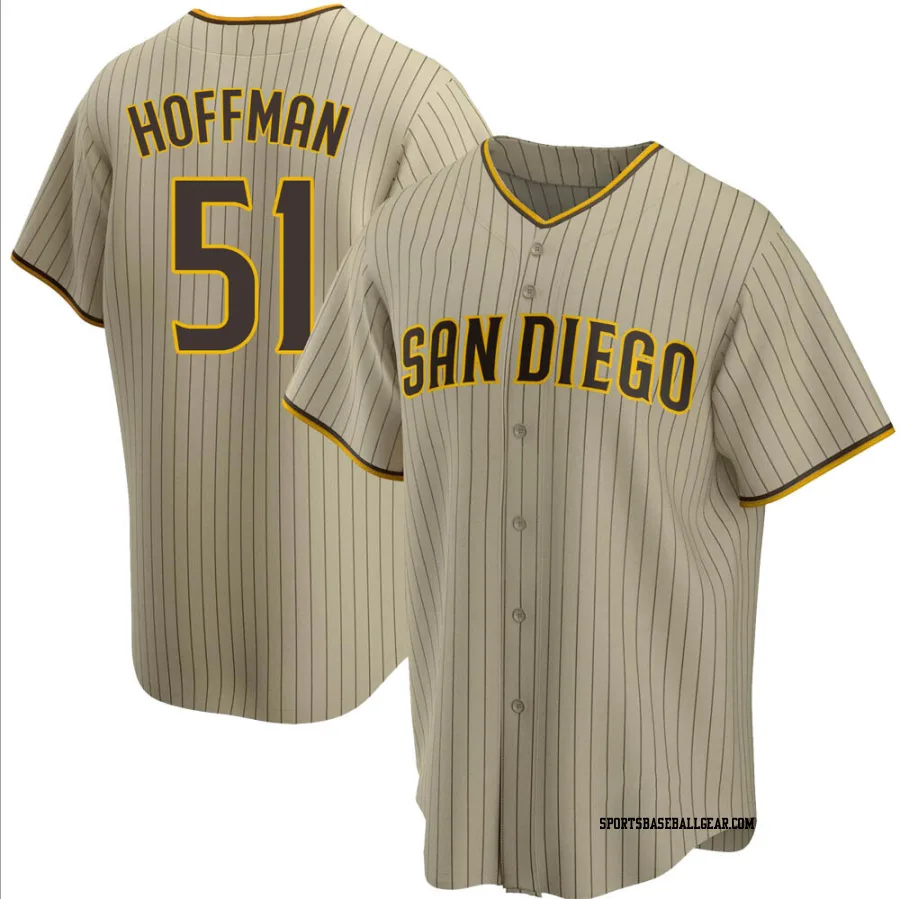 Trevor Hoffman Youth San Diego Padres Sand/Brown Replica Alternate Jersey