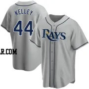 Trevor Kelley Men's Tampa Bay Rays Gray Replica Road Jersey