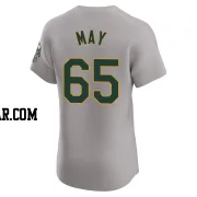 Trevor May Men's Oakland Athletics Gray Elite Road Jersey