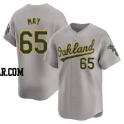 Trevor May Men's Oakland Athletics Gray Limited Away Jersey