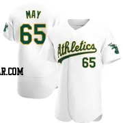 Trevor May Men's Oakland Athletics White Authentic Home Jersey