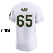 Trevor May Men's Oakland Athletics White Elite Home Jersey