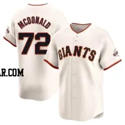 Trevor Mcdonald Men's San Francisco Giants Cream Limited Home Jersey