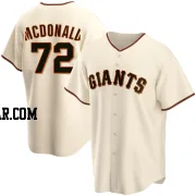 Trevor Mcdonald Men's San Francisco Giants Cream Replica Home Jersey