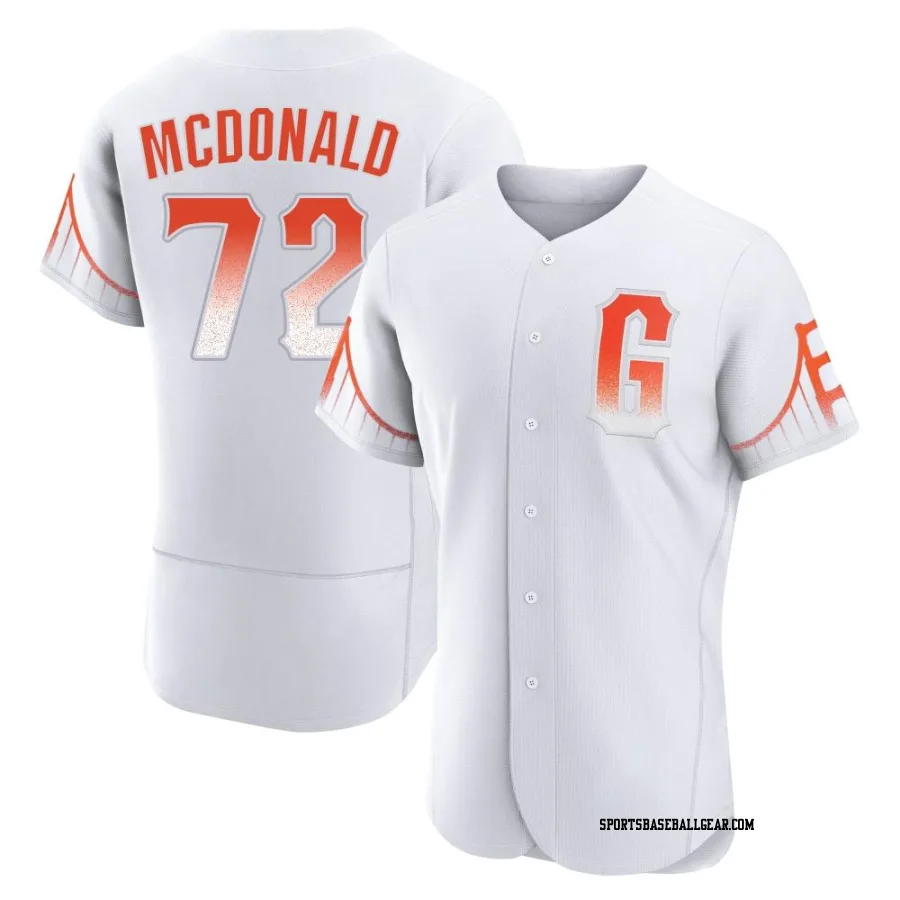 Trevor Mcdonald Men's San Francisco Giants White Authentic 2021 City Connect Jersey