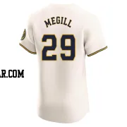 Trevor Megill Men's Milwaukee Brewers Cream Elite Home Jersey