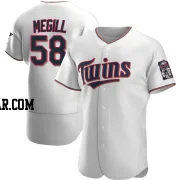 Trevor Megill Men's Minnesota Twins White Authentic Home Jersey