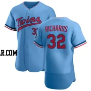 Trevor Richards Men's Minnesota Twins Light Blue Authentic Alternate Jersey