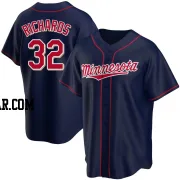 Trevor Richards Men's Minnesota Twins Navy Replica Alternate Team Jersey