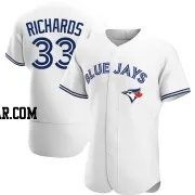 Trevor Richards Men's Toronto Blue Jays White Authentic Home Jersey