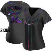 Trevor Richards Women's Minnesota Twins Black Holographic Replica Alternate Jersey