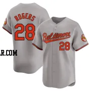 Trevor Rogers Men's Baltimore Orioles Gray Limited Road Jersey