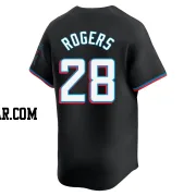 Trevor Rogers Men's Miami Marlins Black Limited Alternate Jersey