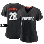 Trevor Rogers Women's Baltimore Orioles Black Authentic 2023 City Connect Jersey