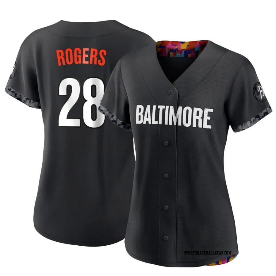 Trevor Rogers Women's Baltimore Orioles Black Replica 2023 City Connect Jersey