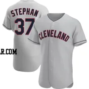 Trevor Stephan Men's Cleveland Guardians Gray Authentic Road Jersey