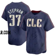 Trevor Stephan Men's Cleveland Guardians Navy Limited 2024 City Connect Jersey