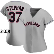 Trevor Stephan Women's Cleveland Guardians Gray Authentic Road Jersey