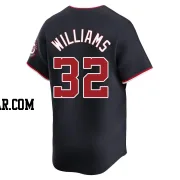 Trevor Williams Men's Washington Nationals Navy Limited Alternate Jersey