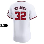 Trevor Williams Men's Washington Nationals White Elite Home Jersey