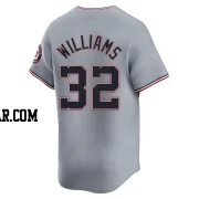 Trevor Williams Youth Washington Nationals Gray Limited Road Jersey