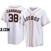 Trey Cabbage Men's Houston Astros White Replica 2022 World Series Home Jersey