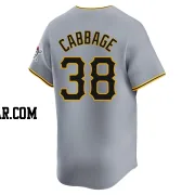 Trey Cabbage Men's Pittsburgh Pirates Gray Limited Away Jersey