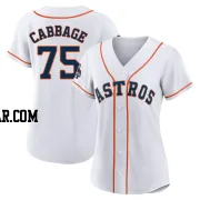 Trey Cabbage Women's Houston Astros White Authentic 2022 World Series Champions Home Jersey