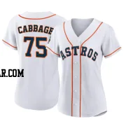 Trey Cabbage Women's Houston Astros White Authentic 2022 World Series Home Jersey