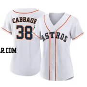 Trey Cabbage Women's Houston Astros White Authentic 2022 World Series Home Jersey