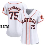 Trey Cabbage Women's Houston Astros White Limited Home Jersey