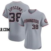 Trey Lipscomb Men's Washington Nationals Gray Elite Road Jersey