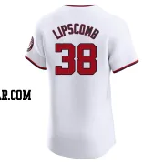 Trey Lipscomb Men's Washington Nationals White Elite Home Jersey